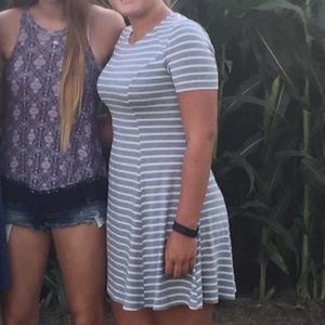 Women’s Striped T-shirt Dress